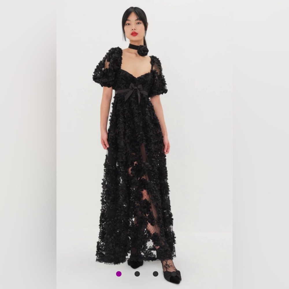 For Love and Lemons Astrid Maxi Dress - Black